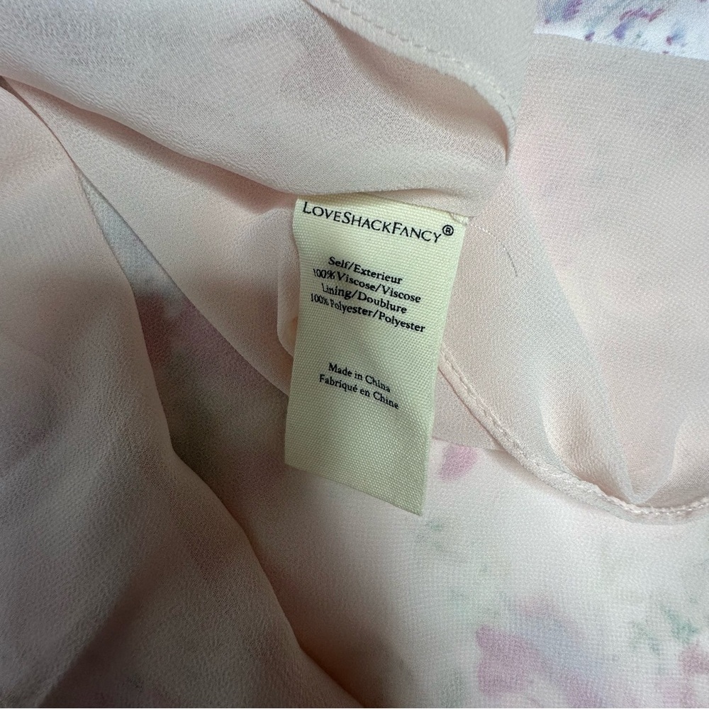 NWT LoveShackFancy Garner Mini Dress in Shimmering Springs 6 - Picture 11 of 14